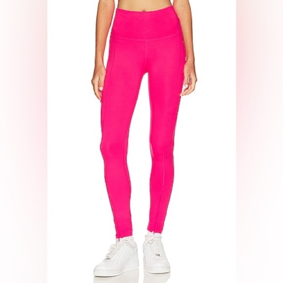 New P.E Nation Amplify Legging in Recycled Polyester Pink Glo NWT Women’s Small - Picture 1 of 13